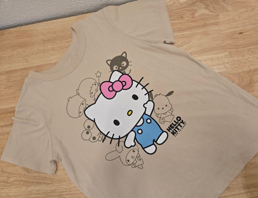 Hello Kitty and Friends My Melody Graphic T Shirt Womens Small Sanrio Kawaii